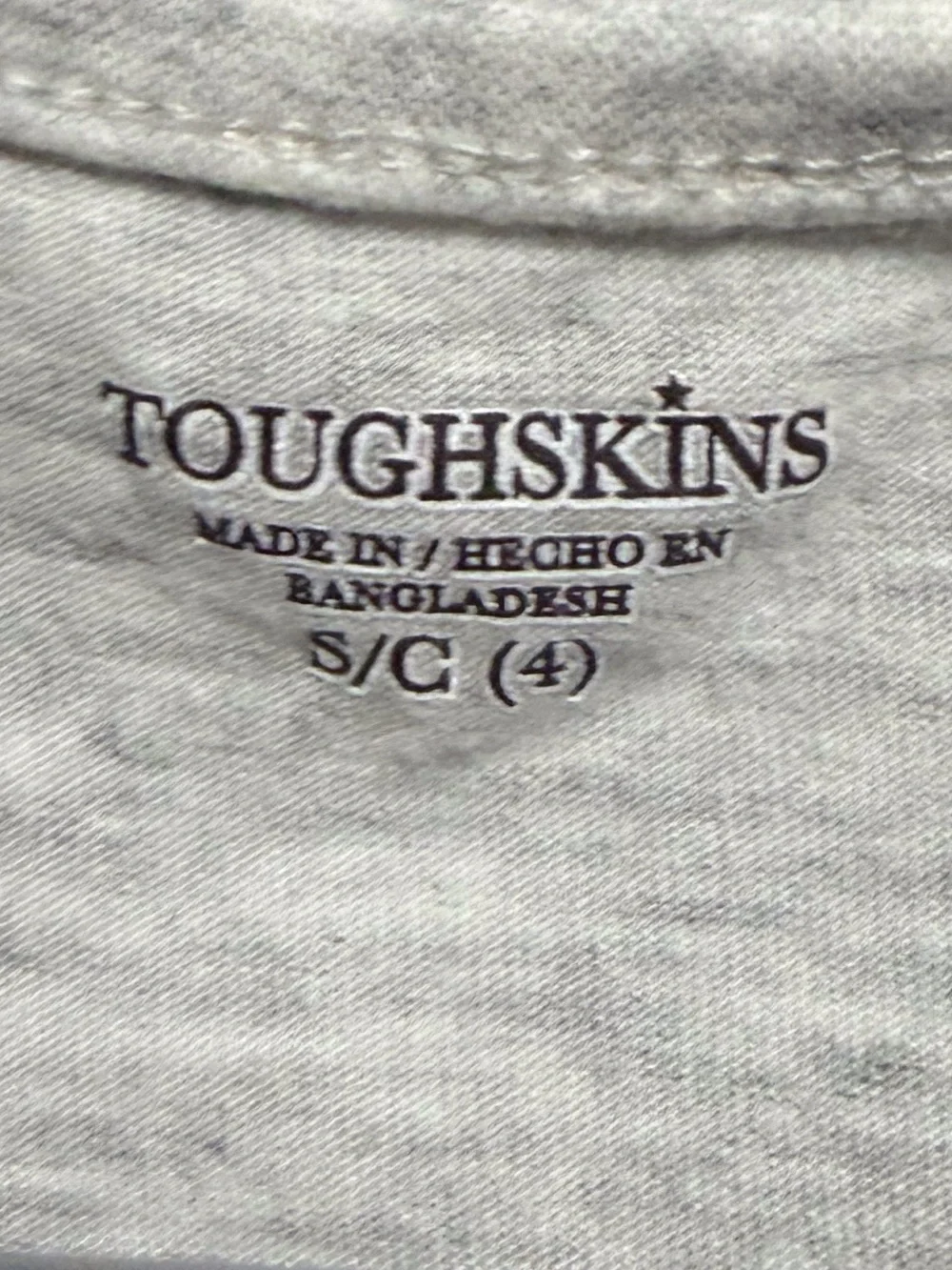 Kids toughskins shirt size s